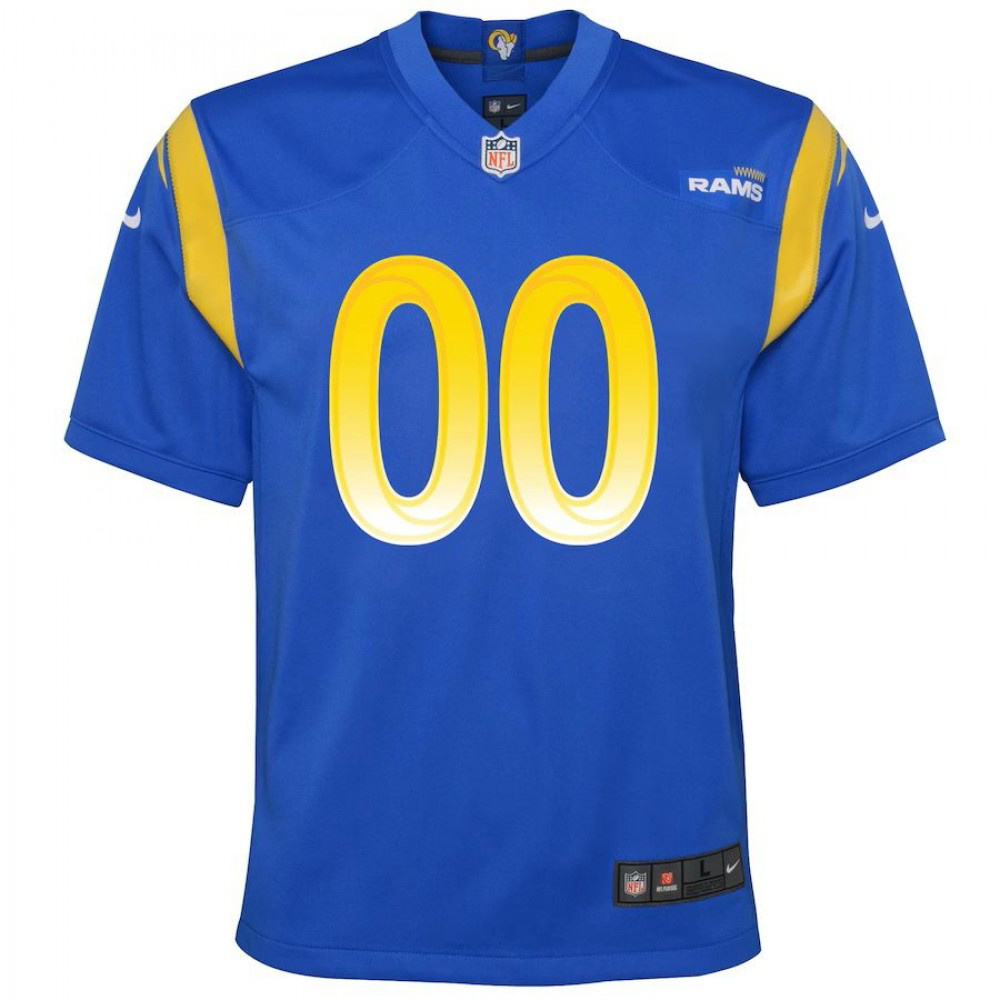 Los Angeles Rams Nike Youth Custom Game Jersey - Royal-GridironStore